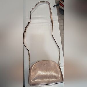Kate Spade Metallic Pink Crossbody Bag